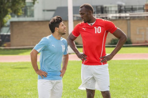 Usain Bolt caught up with Sergio Agüero to give him a unique lesson ...