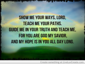 cute, inspirational, psalm 25, quote, quotes