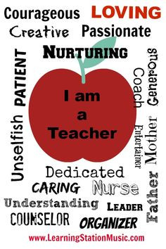 am a Teacher - Inspirational quote for teachers. Join us for more ...