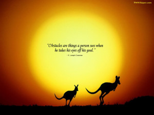 ... Quotes: The Picture Of Jumping Kangoroo With Inspirational Quotes