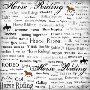 Horseback Riding Is A Sport Quotes Scrapbook customs - sports