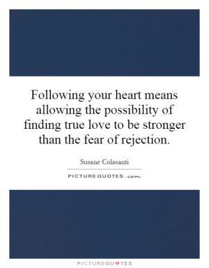 Fear of Rejection Quotes Love