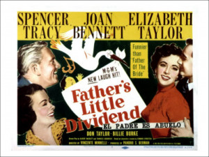 Father's Little Dividend Joan Bennett Spencer Tracy Elizabeth Taylor ...