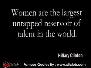 You Are Currently Browsing 15 Most Famous Quotes By Hillary Clinton