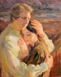 Joseph Smith and Emma Hale, a true western love story.