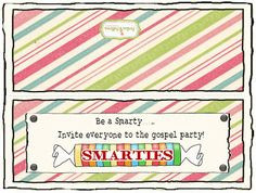 Parties and Patterns: Missionary Candy Sayings 