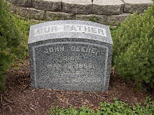 John Deere grave in Riverside Cemetery , Moline.