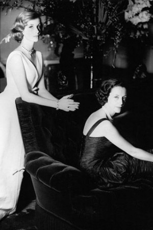 Gloria Guinness and her daughter, Dolores Guinness wearing Balenciaga ...