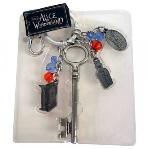 alice in wonderland key chains alice in wonderland round hall key ...