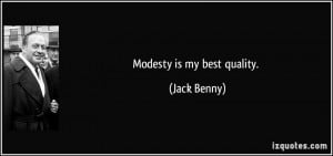 Jack Benny Quote