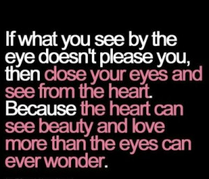 Be blind when it comes to people