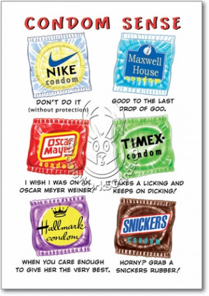 Condom Slogans funny picture