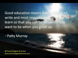 ... Patty Murray #Quotesabouteducationandsuccess #