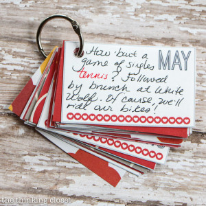 ... with pre-planned date nights! FREE Printable via thinkingcloset.com