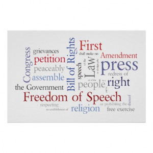 freedom_of_speech_large_bill_of_rights_poster ...