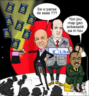 Michel Martelly Jokes are On-Going via Facebook and Instagram