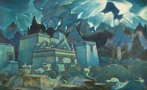 The Last of Atlantis, by Nicholas Roerich 1928 or 1929 Private ...