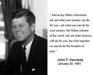 ... John-F-Kennedy-JFK-Inauguration-Speech-Quote-8-x-10-Photo-Picture-bw1