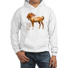 Winston Churchill Horse Quote Hooded Sweatshirt for