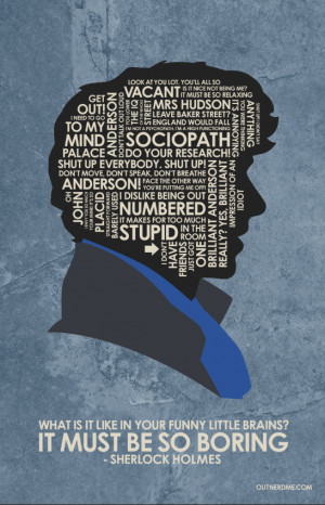 Sherlock Sherlock Quote Poster