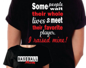 Baseball mom shirt, Baseball mom t- shirt, Some People Wait ...