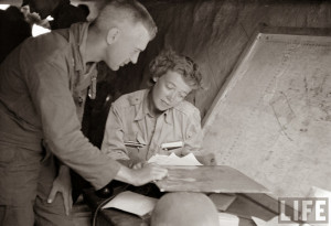 Photos of war correspondent Marguerite Higgins on assignment in Korea ...