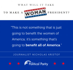 Woman President Quote Kristof