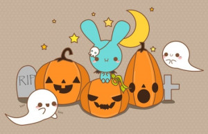 Kawaii Halloween Characters Cute