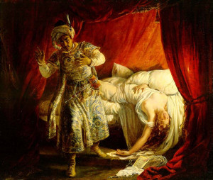 Description Othello and Desdemona by Alexandre-Marie Colin.jpg