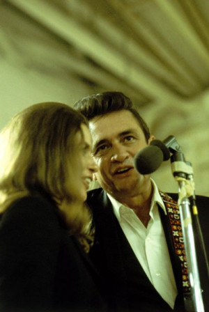 June Carter Cash & Johnny Cash, Folsom Prison, 1968.