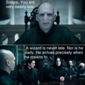 mismatched quotes love it you tell him snape right on