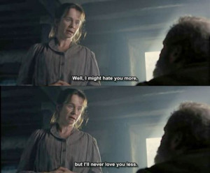 War Horse. I really enjoyed this movie, and this quote is probably my ...