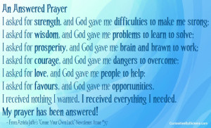 Quotes on Answered Prayer http://www.curiositiesbydickens.com/tag ...