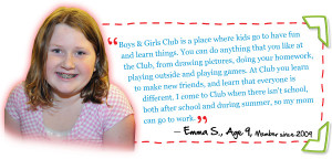 Boys & Girls Club is a place where kids go to have fun!