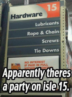 50 Shades of Party in Aisle 15