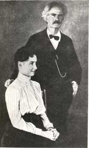 decade later, in 1909, Twain gets a visit from Helen Keller , whom ...