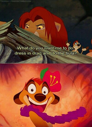 lion King 1 when Simba come home fight for his land and had the timon ...