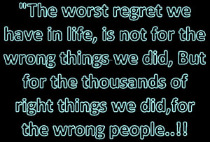 Wasted time and effort.