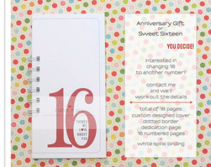 Sweet Sixteen Birthday Card . 16 Th ings We Love About You Birthday ...