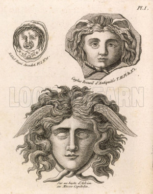 Erinyes Greek Mythology Three heads of the furies or