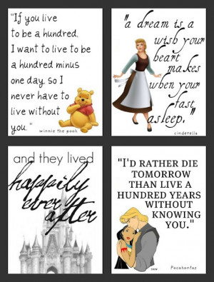 disney printables - Pooh, Cinderella, Happily, and Pocahontas