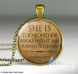 ... May Alcott quote jewelry pendant,quote resin pendants,quote pendant