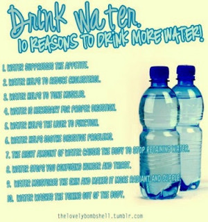 Stay hydrated!