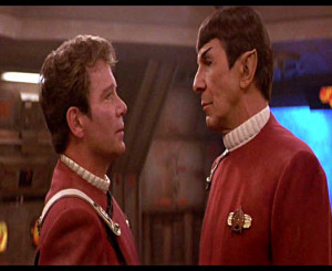 Captain Kirk and Spock - Startrek
