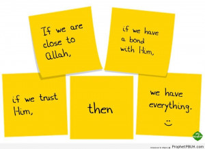 If We Trust Him - Islamic Quotes About Tawakkul (Complete Reliance ...