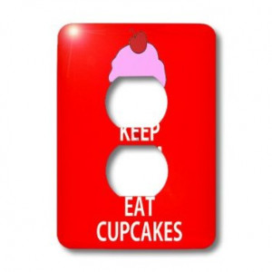 lsp_193599_6 EvaDane - Funny Quotes - Keep calm and eat cupcakes. Red ...