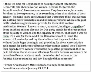Via Chris Moody of Yahoo News, we have the entire Huckabee quote in ...