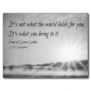 World Anne Green Gables Postcard