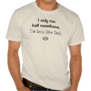 Front-Black: I only run halfs. I'm lazy like that. Tees