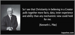 ... inner experience and ability than any mechanistic view could hold for